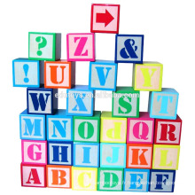 EZ1004 Prix d&#39;usine 122 pièces ABC Blocks Creative Wooden Toys in cart